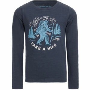 ALPINE PRO BASTO Chlapčenské tričko, tmavo modrá, veľkosť 140-146