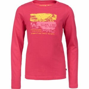 ALPINE PRO ANSLO Dievčenské tričko, červená, veľkosť 152-158