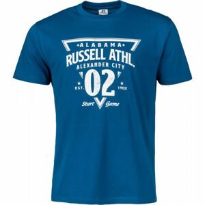Russell Athletic CREWNECK TEE SHIRT Pánske tričko, modrá,biela, veľkosť