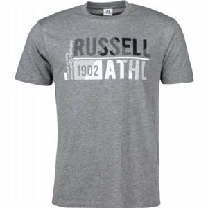Russell Athletic S/S TEE sivá M - Pánske tričko