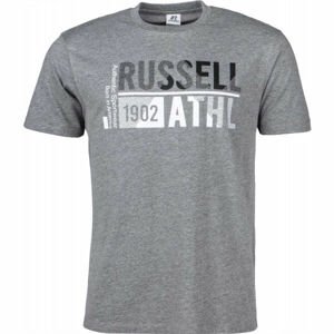 Russell Athletic S/S TEE sivá M - Pánske tričko