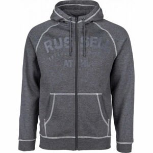 Russell Athletic PRINTED HOODY SWEATSHIRT sivá L - Pánska mikina