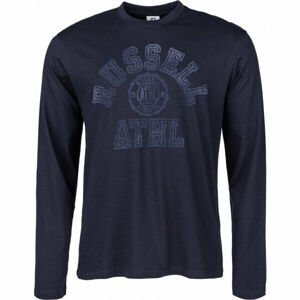 Russell Athletic L/S CREWNECK TEE SHIRT Pánske tričko, tmavo modrá, veľkosť