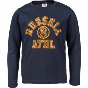 Russell Athletic L/S CREWNECK TEE SHIRT Detské tričko, tmavo modrá, veľkosť