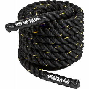 Venum CHALLENGER BATTLE ROPE Posilňovacie lano, čierna, veľkosť 15 M