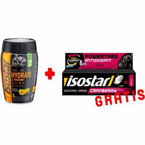 Isostar HYDRATE PERFORM 400G POMERANČ + TABLETY BOX BRUSINKA 120G zdarma Izotonický nápoj v prášku + rozpustný v tabletách, , veľkosť