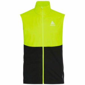 Odlo ZEROWEIGHT WARM VEST Vesta, reflexný neón, veľkosť L