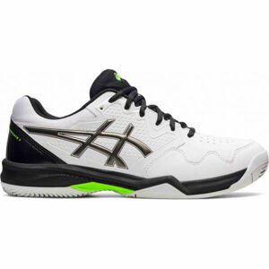 Asics GEL-DEDICATE 6 CLAY Pánska tenisová obuv, biela,čierna, veľkosť 44