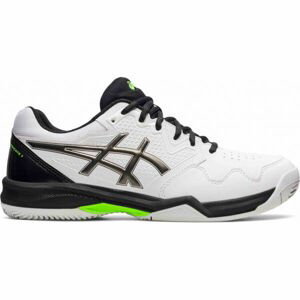 Asics GEL-DEDICATE 6 CLAY Pánska tenisová obuv, biela,čierna, veľkosť 46.5