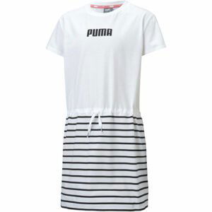 Puma ALPHA DRESS G Dievčenské športové šaty, biela, veľkosť 152