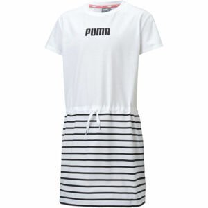 Puma ALPHA DRESS G Dievčenské športové šaty, biela, veľkosť 164