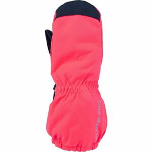 ALPINE PRO DORISO Detské zimné rukavice, ružová, veľkosť M