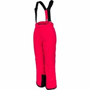 ALPINE PRO VANNO Dievčenské lyžiarske nohavice, ružová, veľkosť