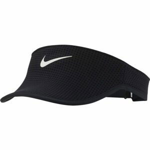 Nike AERO DF ADV RUN VISOR W Dámsky bežecký šilt, čierna, veľkosť UNI