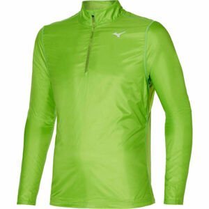 Mizuno HYBRID LS HZ svetlo zelená M - Pánske funkčné tričko s dlhým rukávom