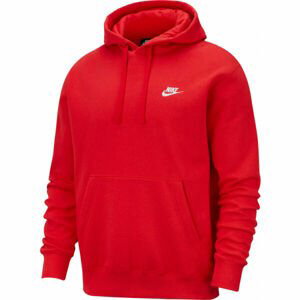 Nike SPORTSWEAR CLUB FLEECE Pánska mikina, červená, veľkosť XXL