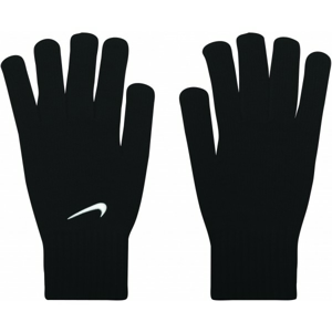 Nike SWOOSH KNIT GLOVES Pletené rukavice, čierna, veľkosť L/XL