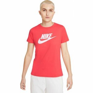 Nike NSW TEE ESSENTIAL W Dámske tričko, červená, veľkosť L