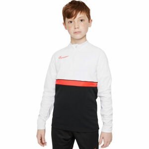 Nike DRI-FIT ACADEMY B Chlapčenské futbalové tričko, biela, veľkosť L