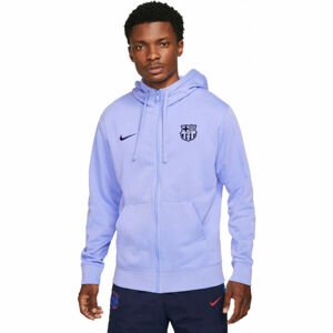 Nike FCB M NSW CLUB HOODIE FZ FT  S - Pánska futbalová mikina