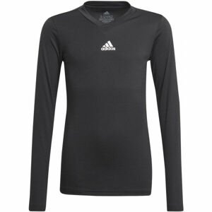adidas TEAM BASE TEE Y Juniorské futbalové tričko, čierna, veľkosť 152
