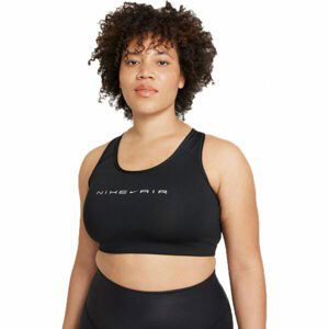 Nike AIR DF SWSH PLUS BRA W Dámska podprsenka plus size, čierna, veľkosť 2x