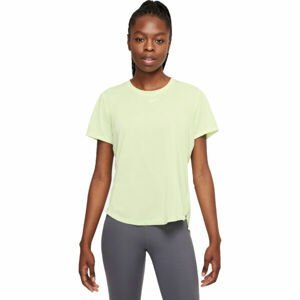 Nike ONE DF SS STD TOP PLUS W Dámske športové tričko plus size, svetlo zelená, veľkosť 2x