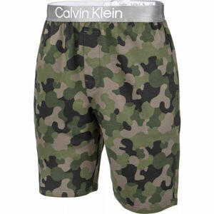 Calvin Klein SLEEP SHORT Pánske pyžamové kraťasy, khaki, veľkosť L
