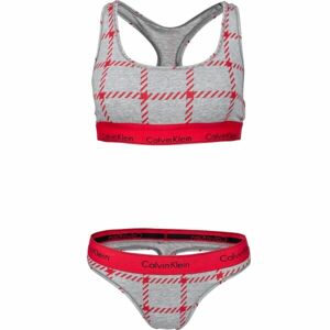 Calvin Klein BRA SET Dámsky set funkčnej bielizne, sivá, veľkosť XS