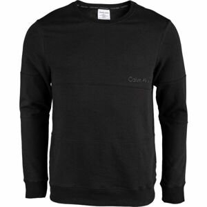 Calvin Klein L/S SWEATSHIRT Pánska mikina, čierna, veľkosť S