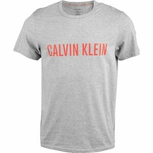 Calvin Klein S/S CREW NECK GRY Pánske tričko, sivá, veľkosť M