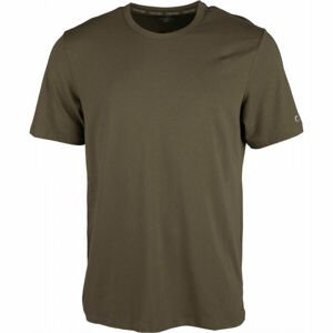 Calvin Klein S/S CREW NECK Pánske tričko, khaki, veľkosť S