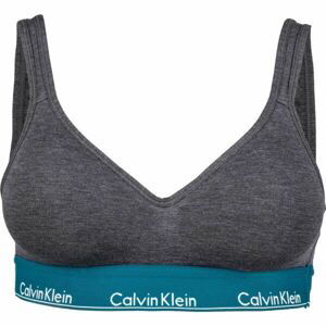 Calvin Klein LIFT BRALETTE Dámska podprsenka, tmavo sivá, veľkosť XS