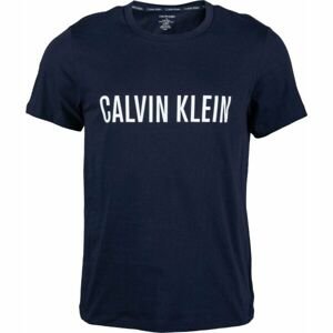 Calvin Klein S/S CREW NECK GRY Pánske tričko, tmavo modrá, veľkosť L