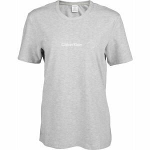 Calvin Klein S/S CREW NECK Dámske tričko, sivá, veľkosť L