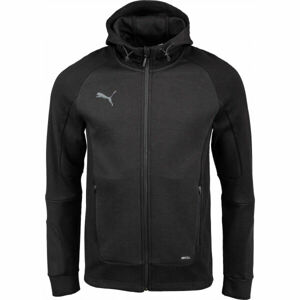 Puma TEAMCUP CASUALS HOODED JACKET  S - Pánska športová bunda