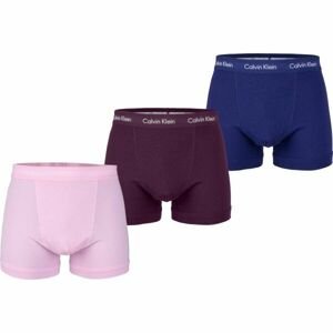 Calvin Klein 3P TRUNK Pánske boxerky, ružová, veľkosť L