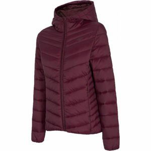 4F WOMENS JACKETS Dámska páperová bunda, vínová, veľkosť