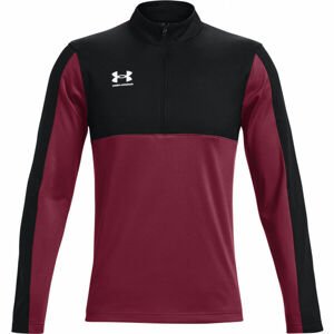 Under Armour CHALLENGER MIDLAYER Pánske tričko, vínová, veľkosť XXL