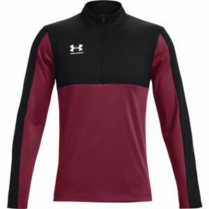 Under Armour CHALLENGER MIDLAYER Pánske tričko, vínová, veľkosť