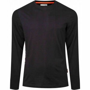 Kappa LOGO MILEV Pánske tričko s dlhým rukávom, čierna, veľkosť XXL