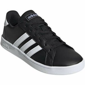 adidas GRAND COURT K Detská obuv, čierna, veľkosť 35