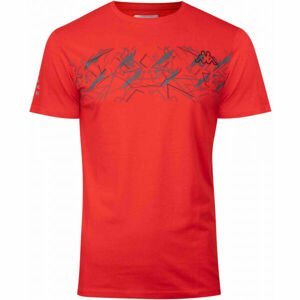 Kappa LOGO MARES Pánske tričko, červená, veľkosť XXL