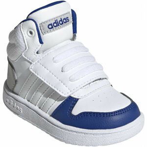 adidas HOOPS MID 2.0 I biela 23 - Detská voľnočasová obuv