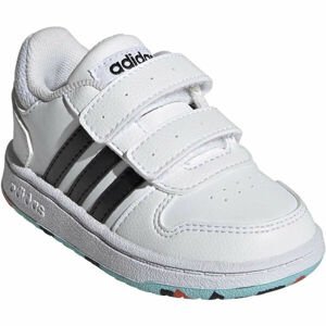 adidas HOOPS 2.0 CMF I Detská voľnočasová obuv, biela, veľkosť 22