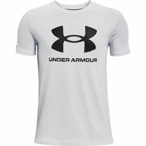 Under Armour SPORTSTYLE LOGO SS sivá L - Chlapčenské tričko