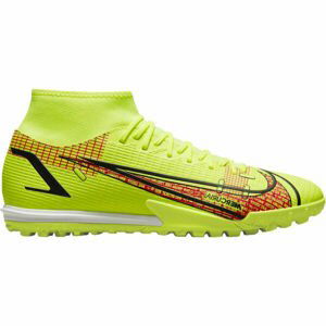 Nike MERCURIAL SUPERFLY 8 ACADEMY TF Pánske turfy, svetlo zelená, veľkosť 44.5