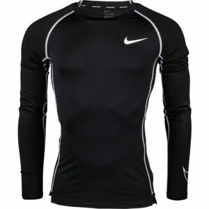 Nike NP DF TIGHT TOP LS M Pánske tričko s dlhým rukávom, čierna, veľkosť XXL