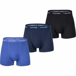 Calvin Klein 3P TRUNK Pánske boxerky, modrá, veľkosť S