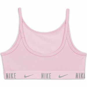 Nike TROPHY BRA G Dievčenská športová podprsenka, ružová, veľkosť XL